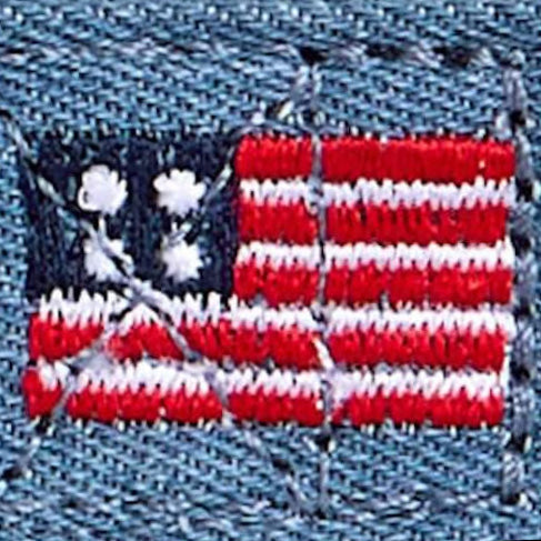American Flag Embroidered Dog Collar