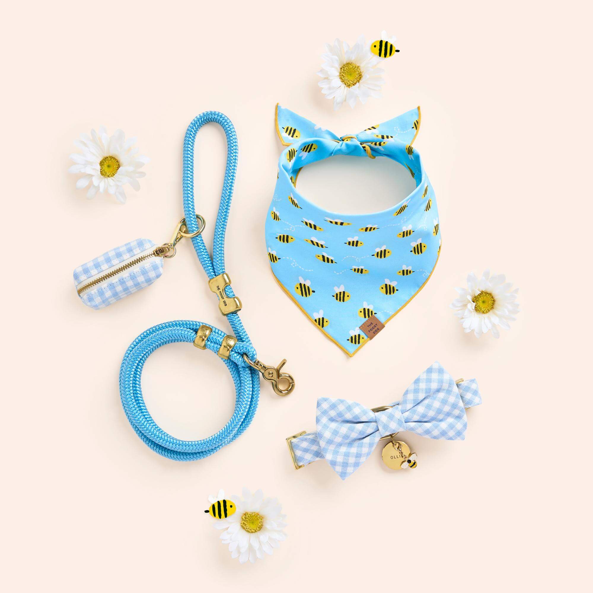Sweet as Can Bee Dog Bandana