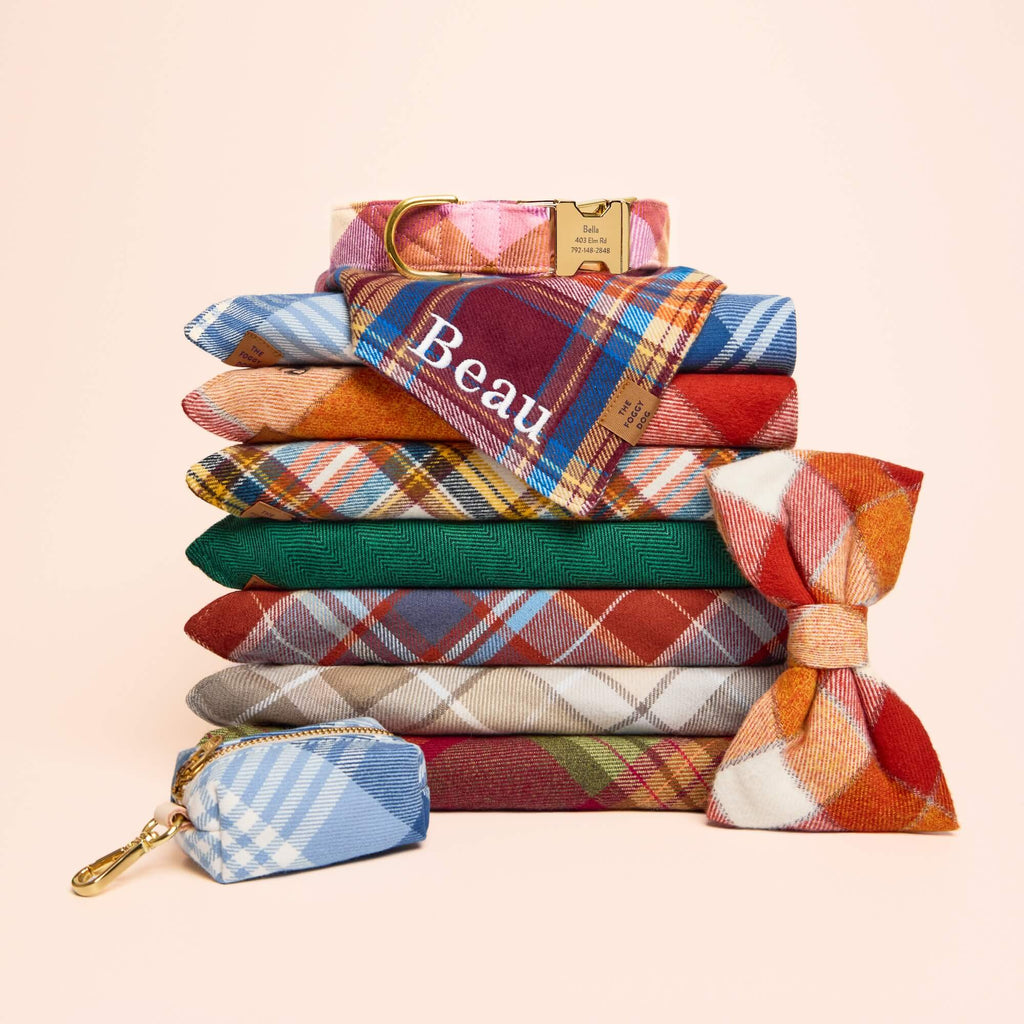 Hawthorne Plaid Flannel Waste Bag Holder