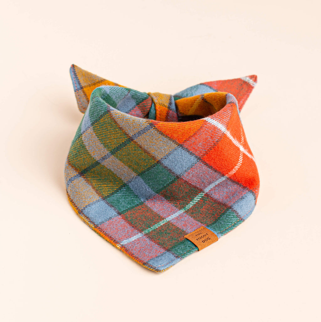 Buchanan Plaid Flannel Dog Bandana