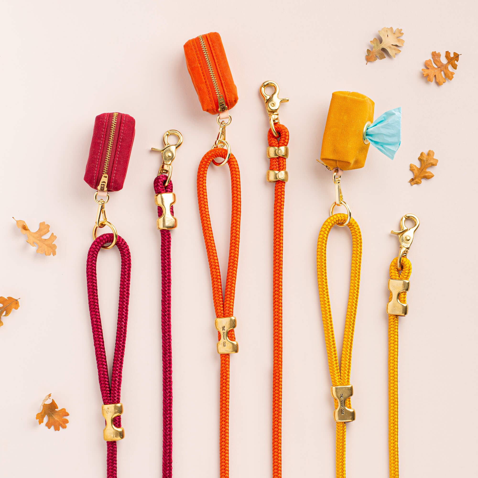 Wine Marine Rope Dog Leash
