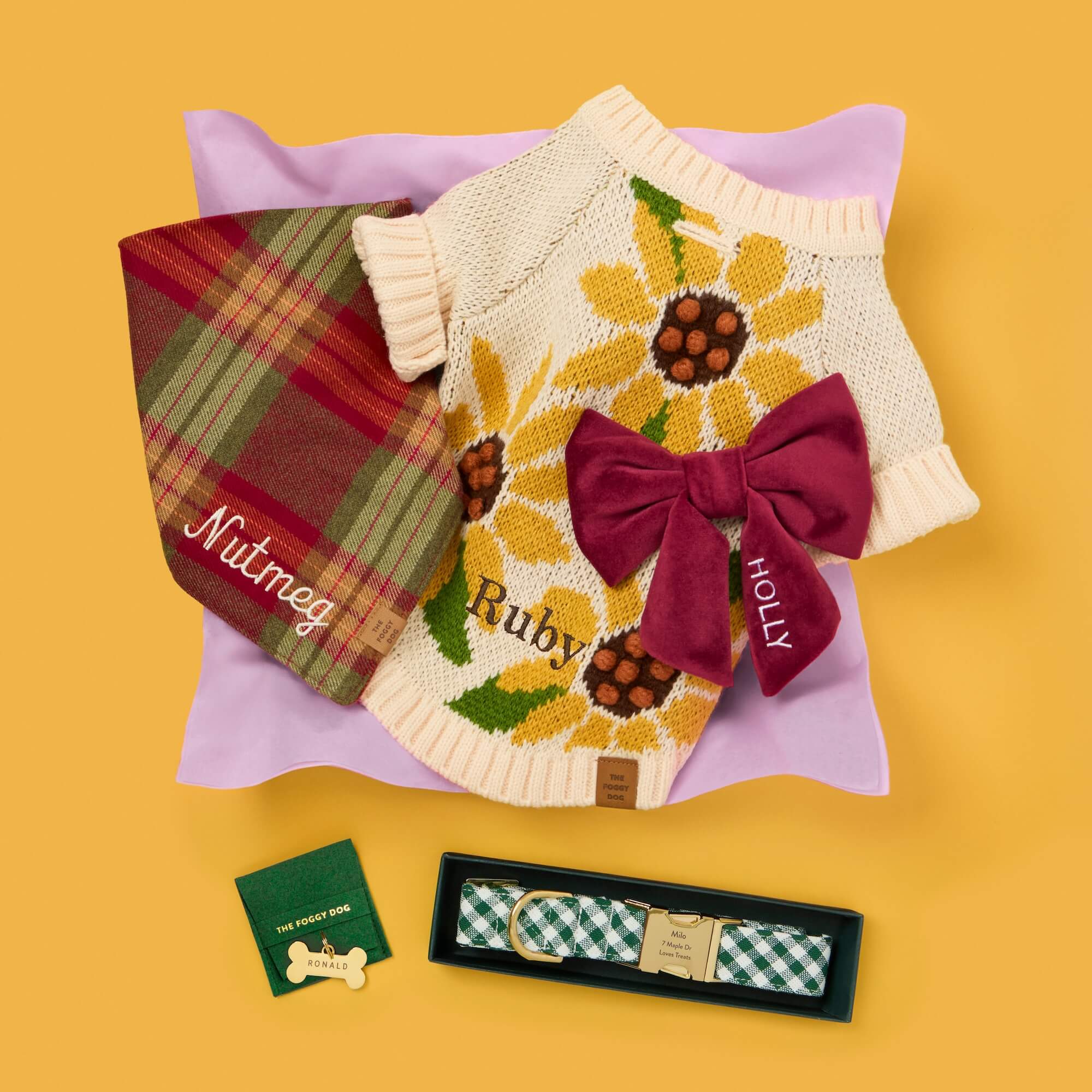 Sunflower Dog Sweater