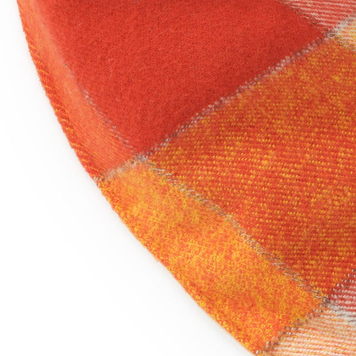 Pumpkin Spice Plaid Flannel Dog Bandana