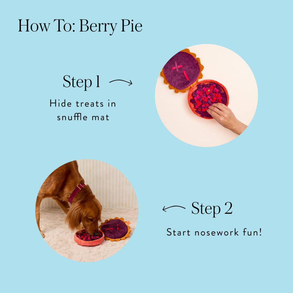 Berry Pie Interactive Snuffle Dog Toy