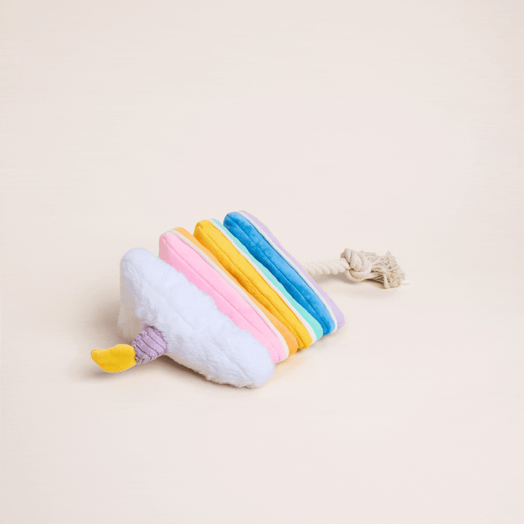 Birthday Cake Interactive Snuffle Dog Toy
