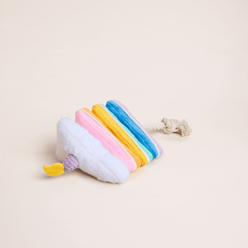 Birthday Cake Interactive Snuffle Dog Toy
