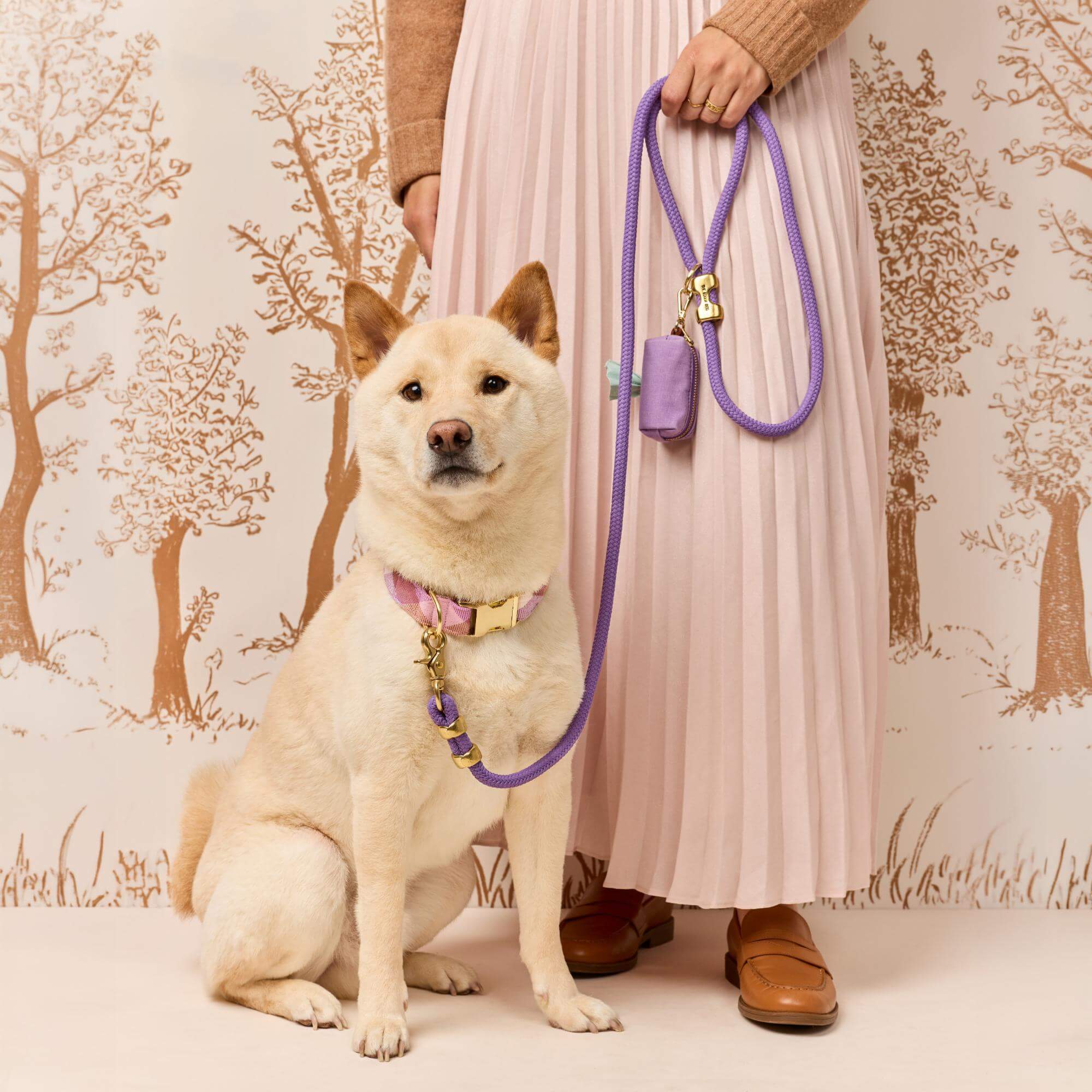 Bramble Flannel Collar Walk Set