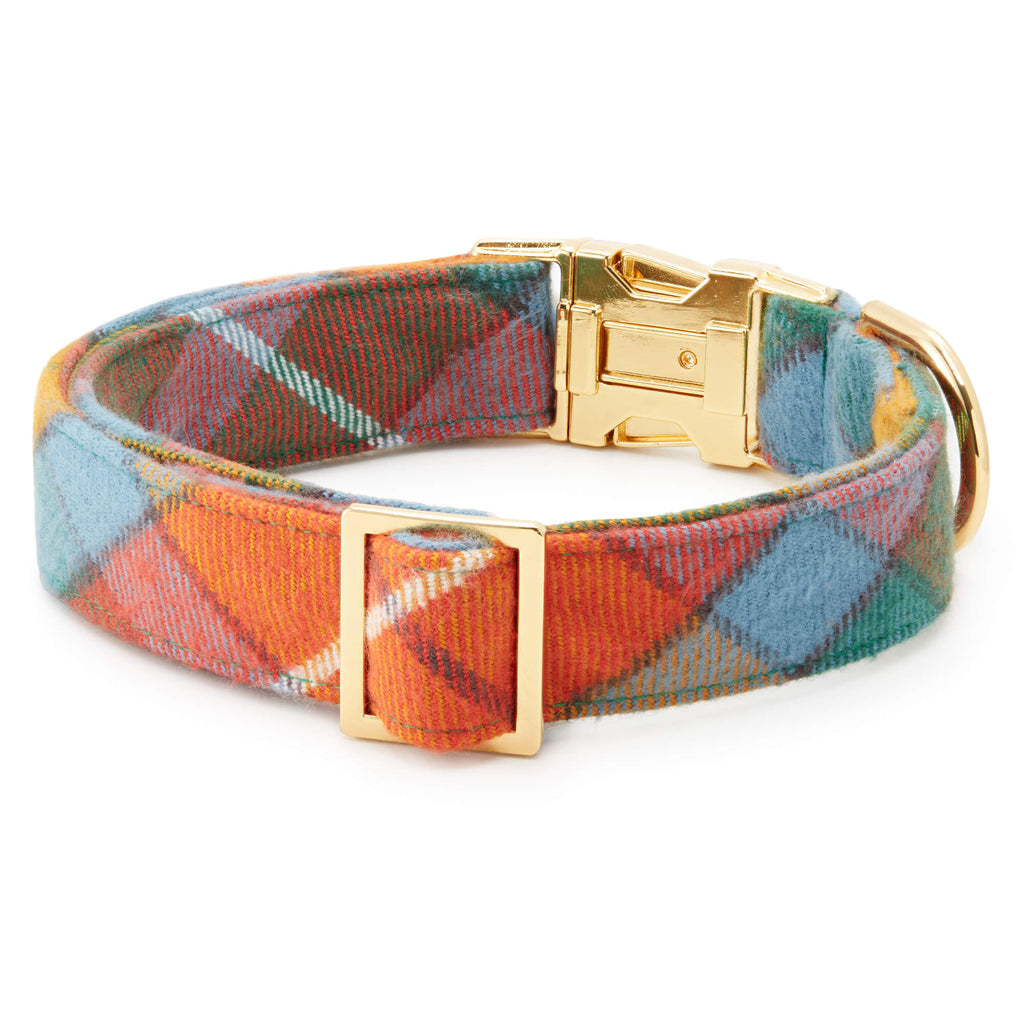 Buchanan Plaid Flannel Dog Collar