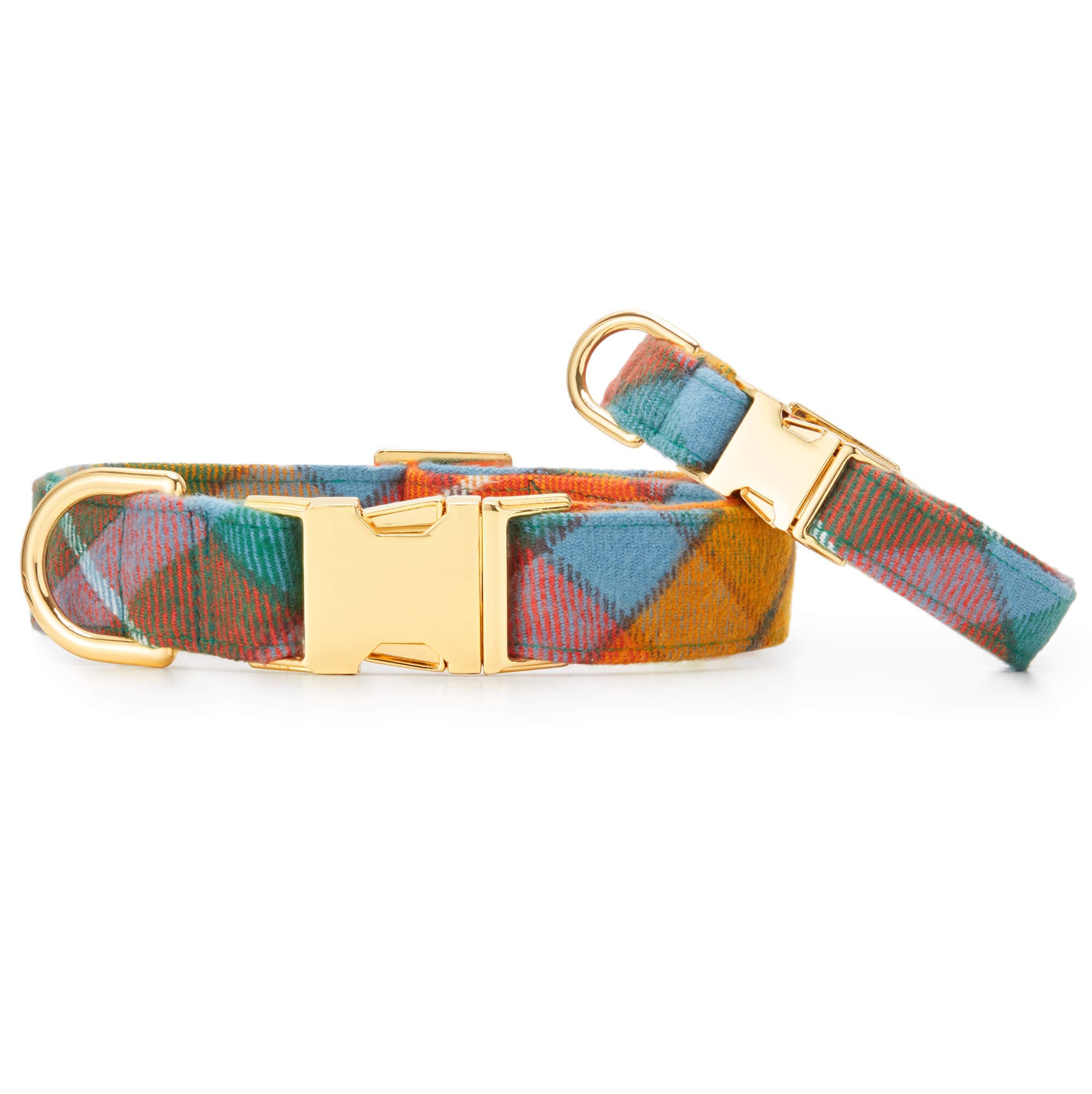 Buchanan Plaid Flannel Dog Collar