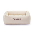 Oatmeal Bolster Dog Bed