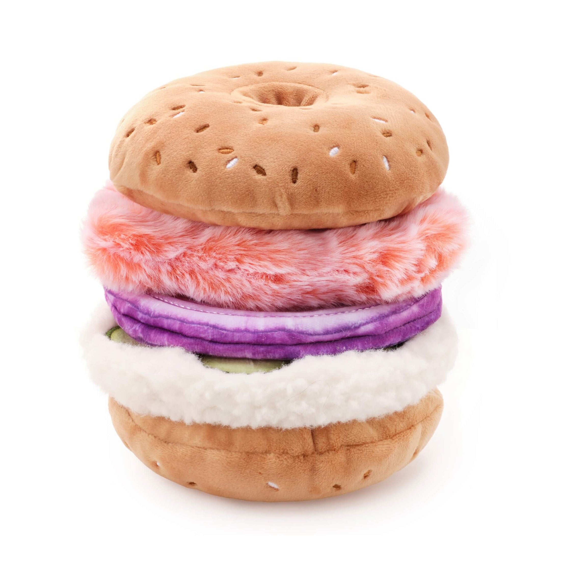 Bagel and Lox Interactive Snuffle Dog Toy