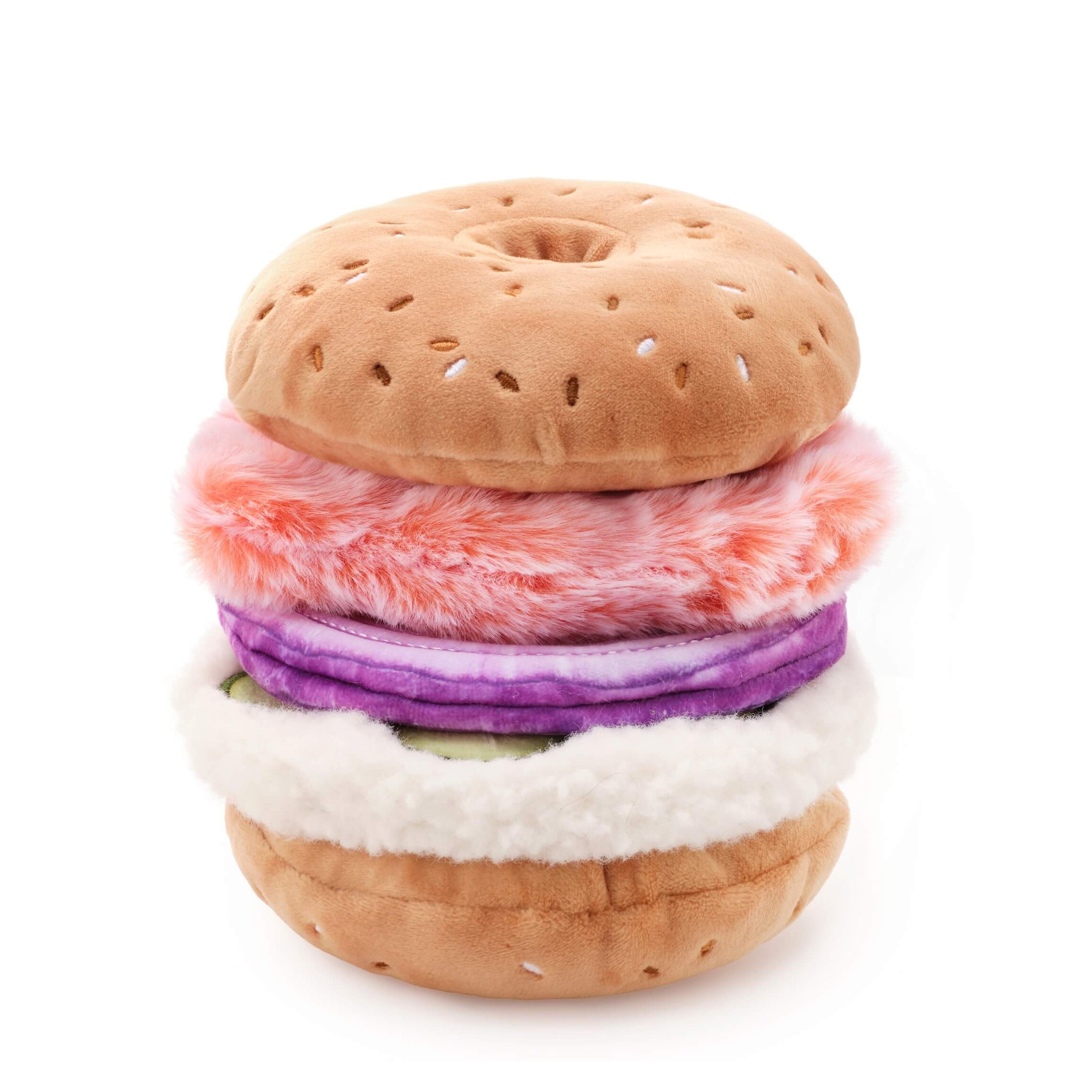 Bagel and Lox Interactive Snuffle Dog Toy