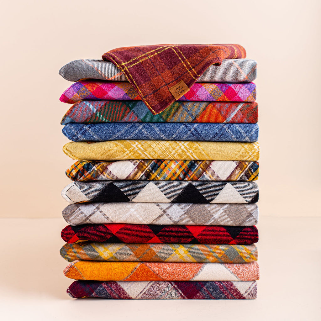 Buchanan Plaid Flannel Dog Bandana