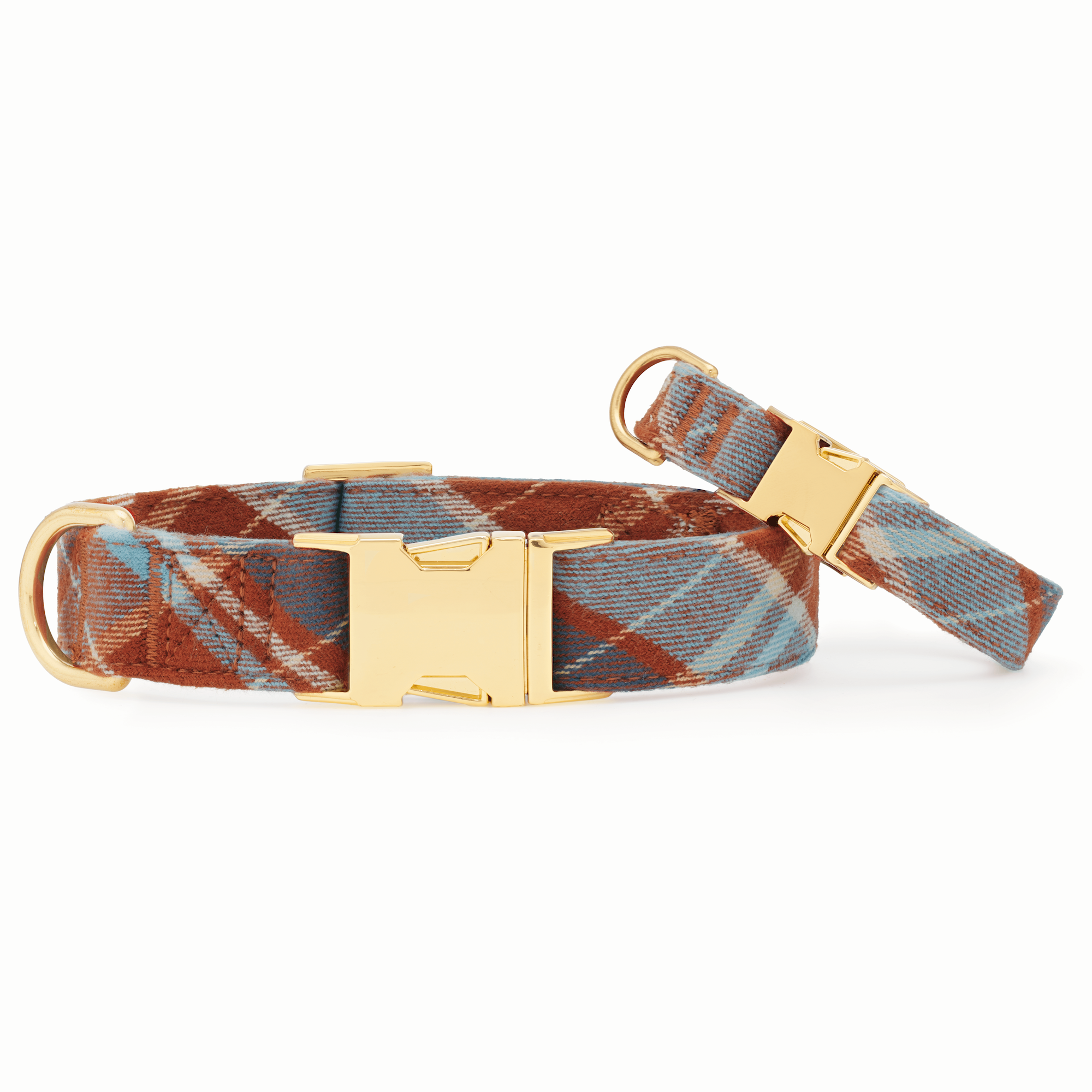 Maple Plaid Flannel Dog Collar