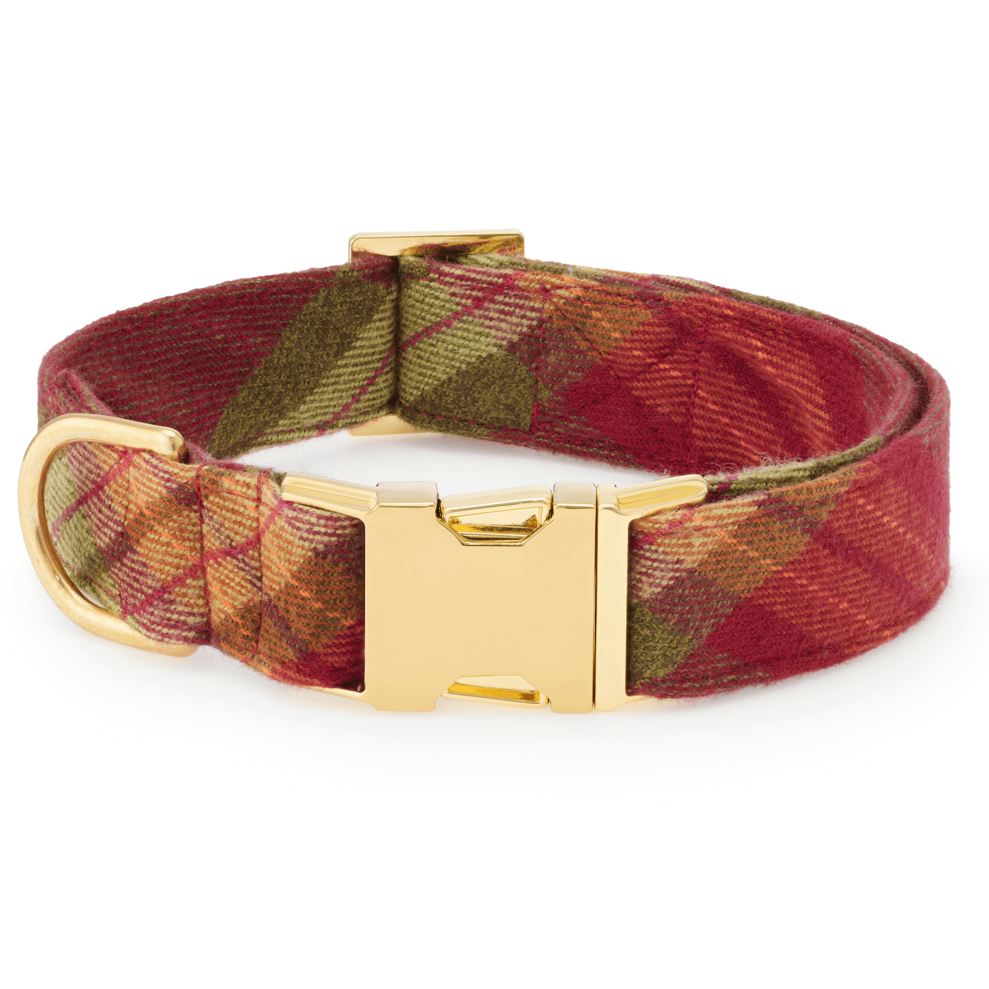 Orchard Plaid Flannel Lady Bow Collar