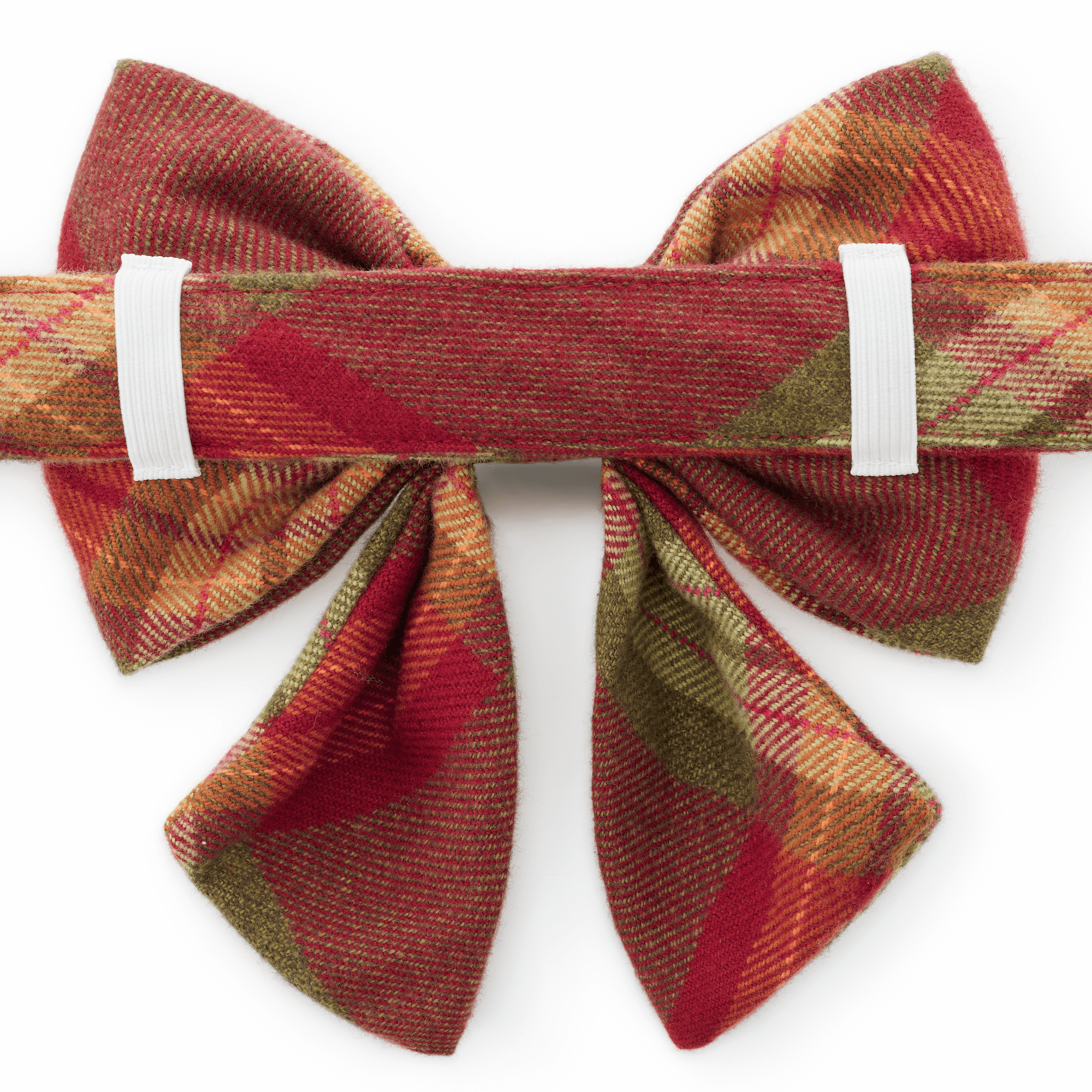 Orchard Plaid Flannel Lady Bow Collar