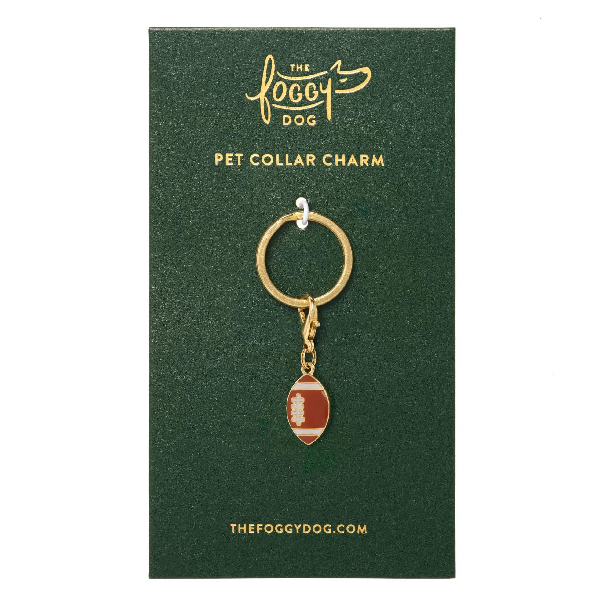 Football Collar Charm