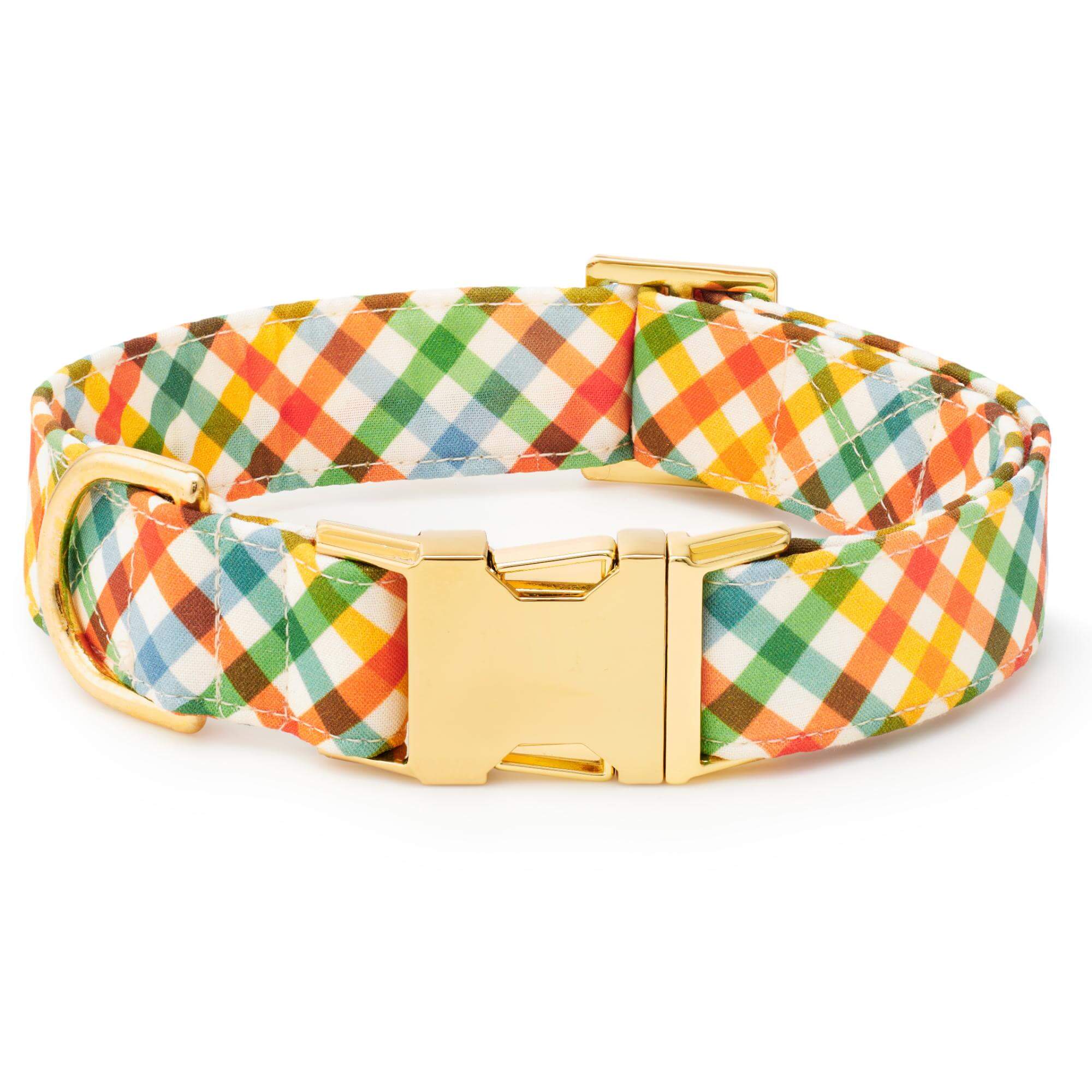 Harvest Gingham Collar Walk Set