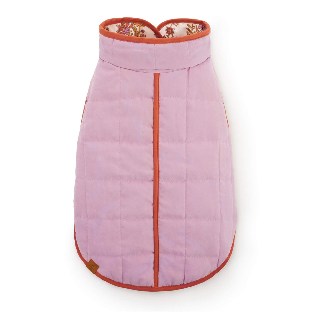 Blockprint Floral Reversible Dog Jacket