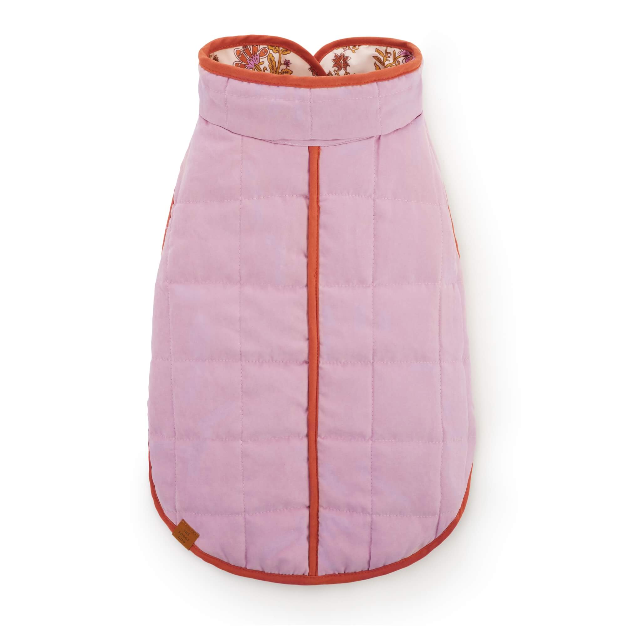 Blockprint Floral Reversible Dog Jacket