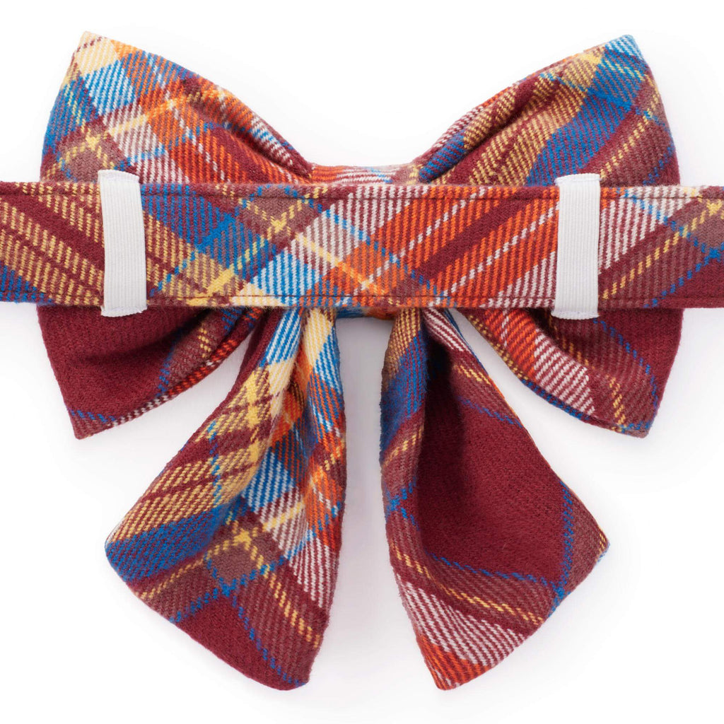 Marlow Plaid Flannel Lady Bow Collar