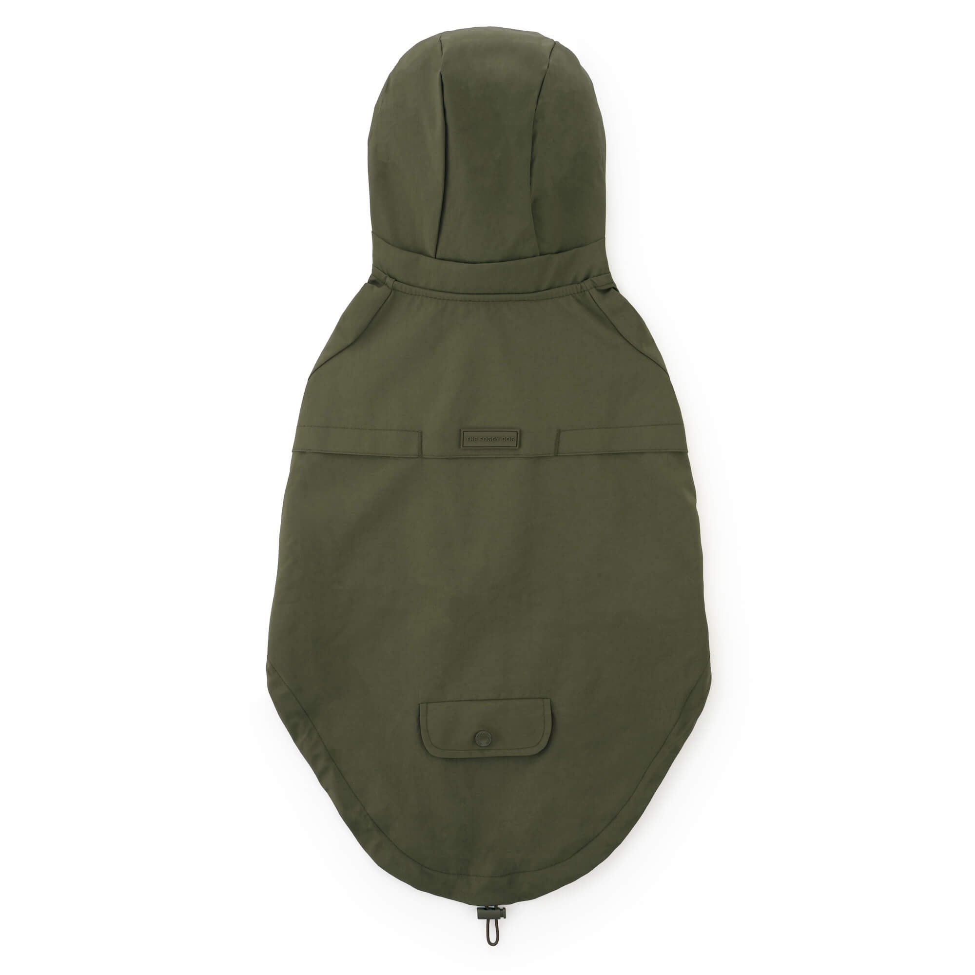 Olive Dog Raincoat