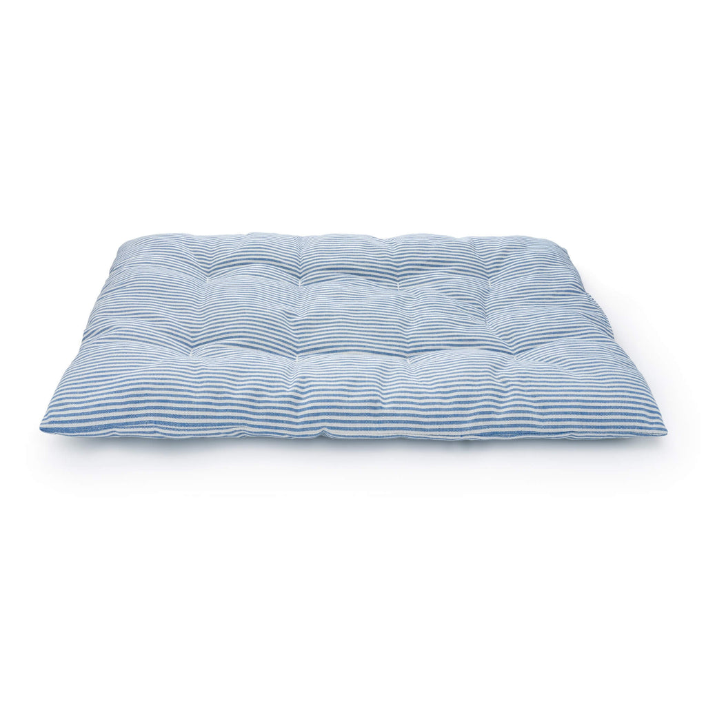 Lake Blue Stripe Dog Travel Mat