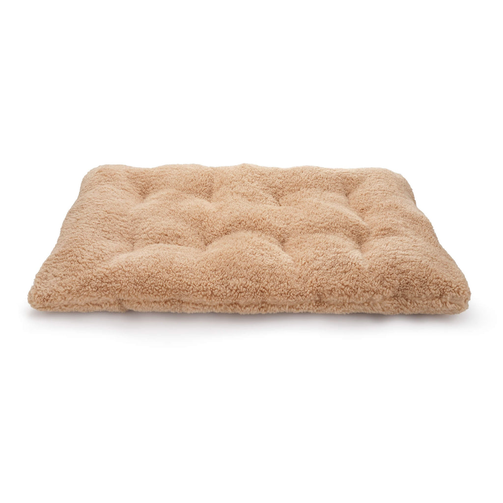 Latte Recycled Sherpa Dog Travel Mat