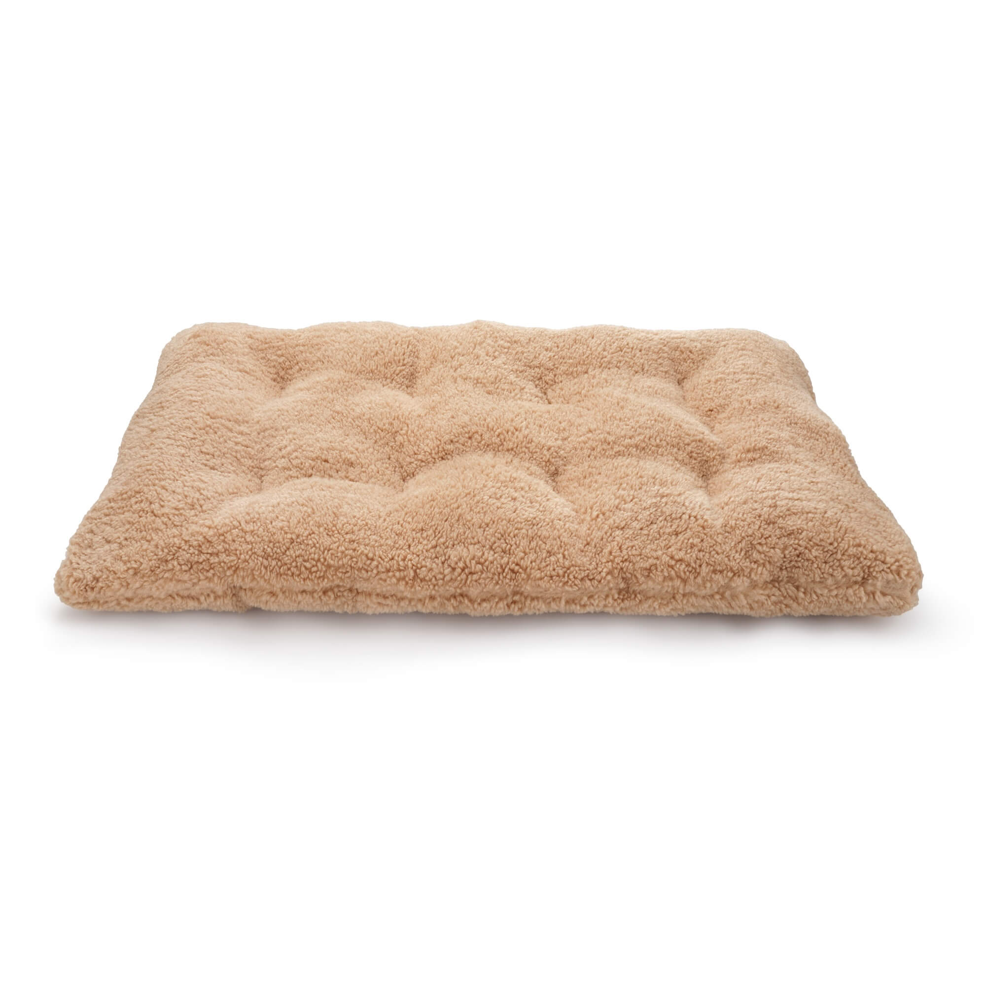 Latte Recycled Sherpa Dog Travel Mat