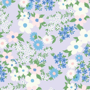 Flora Scalloped Dog Bandana