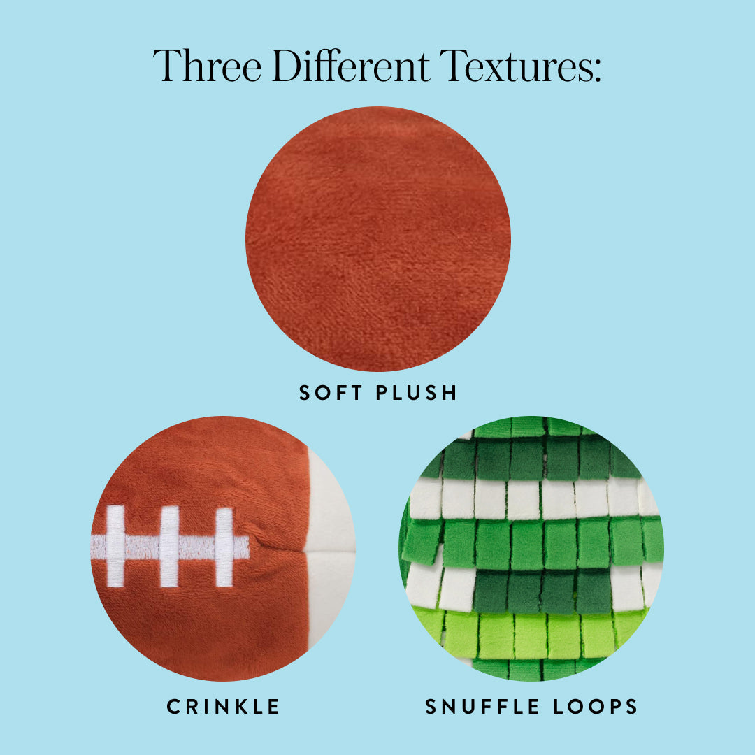Football Interactive Snuffle Dog Toy