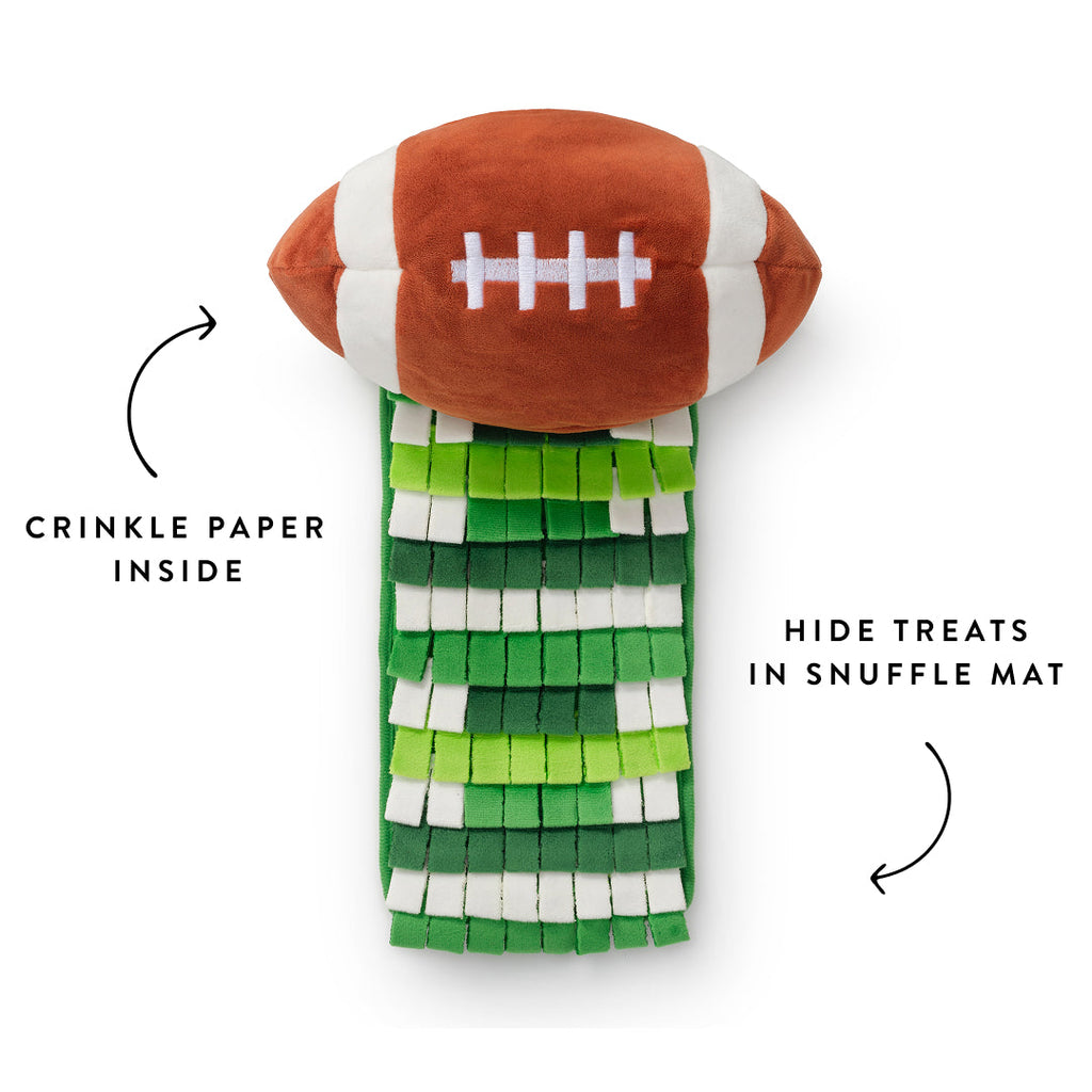 Football Interactive Snuffle Dog Toy