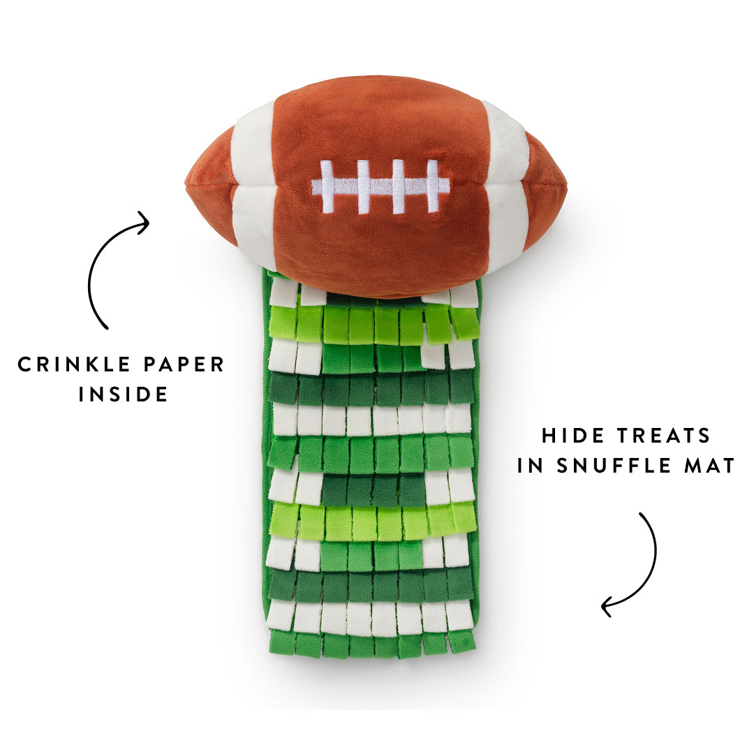 Football Interactive Snuffle Dog Toy