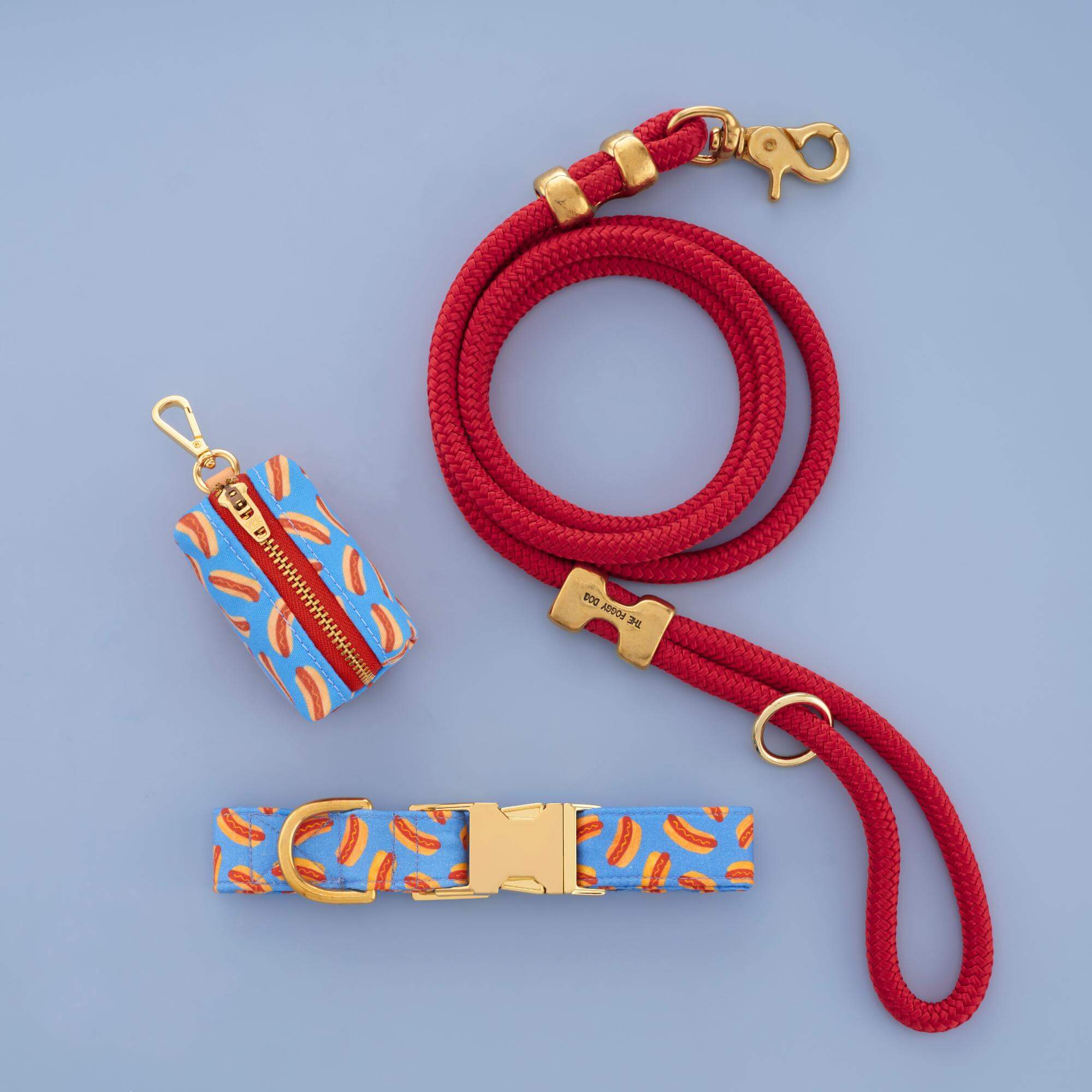 Hot Diggity Collar Walk Set