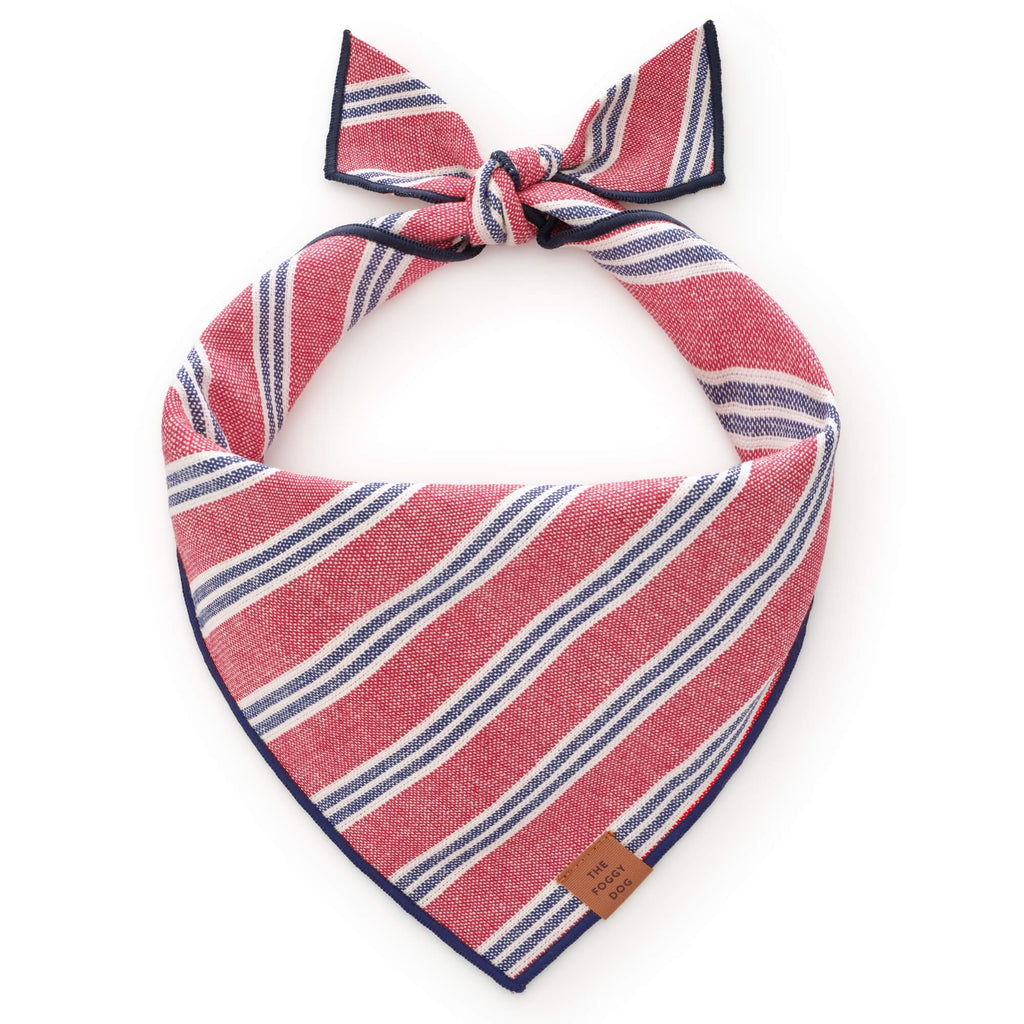 Nantucket Stripe Dog Bandana
