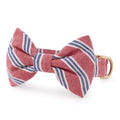 Nantucket Stripe Bow Tie Collar