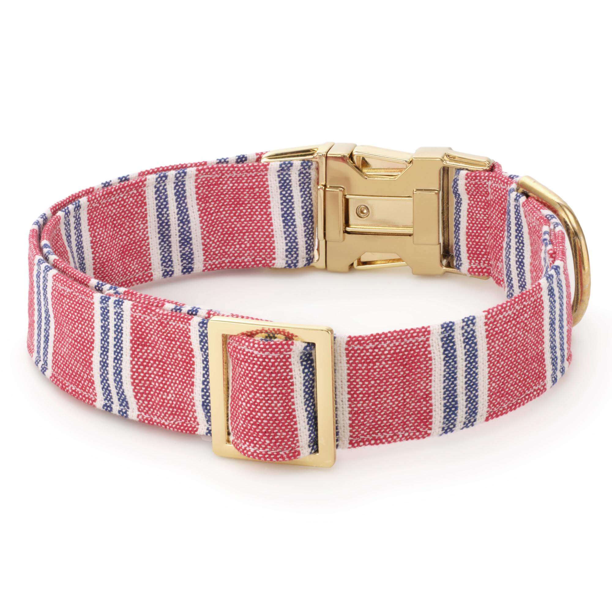 Nantucket Stripe Dog Collar