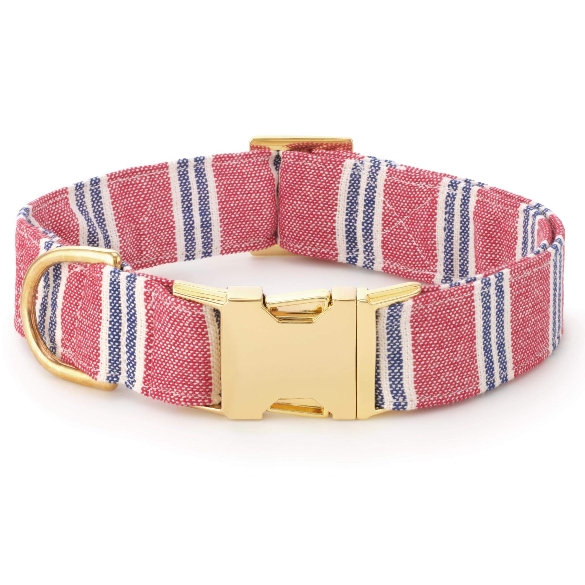 Nantucket Stripe Dog Collar