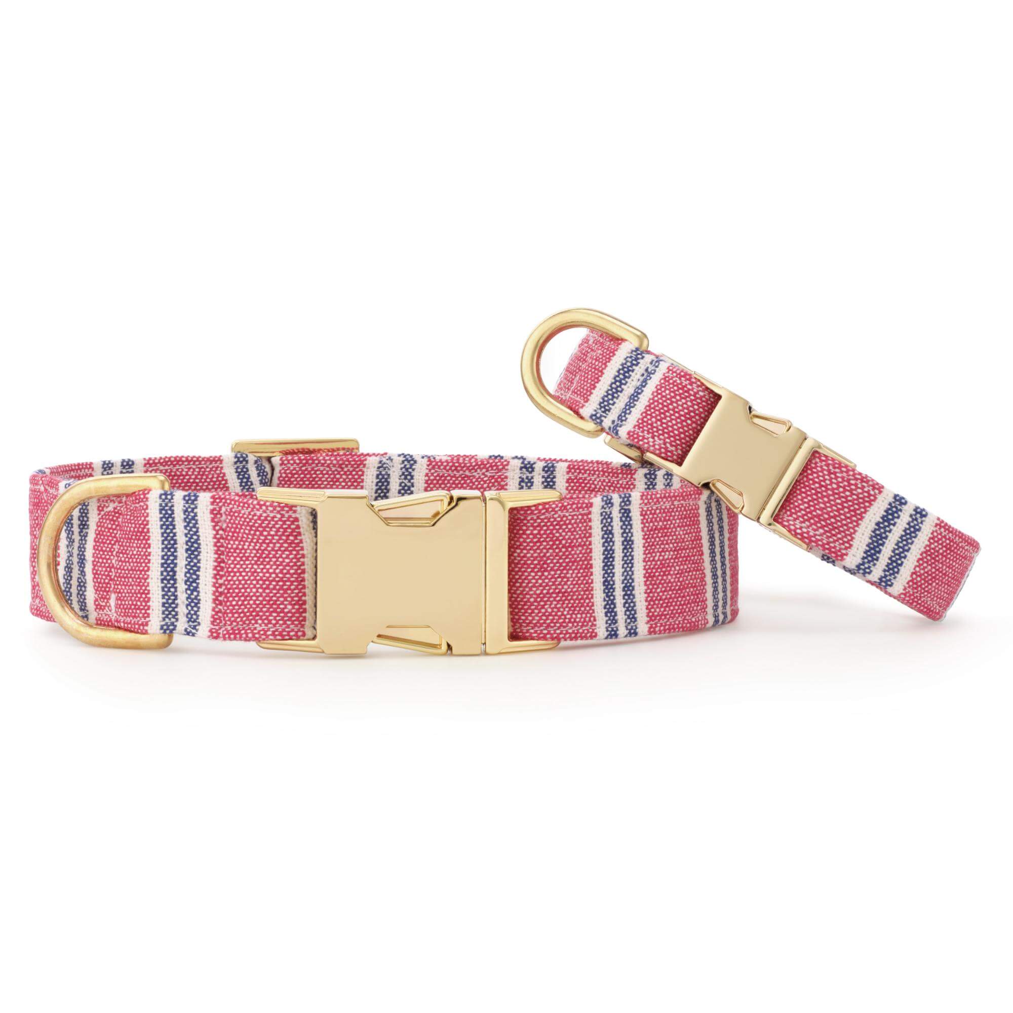 Nantucket Stripe Dog Collar