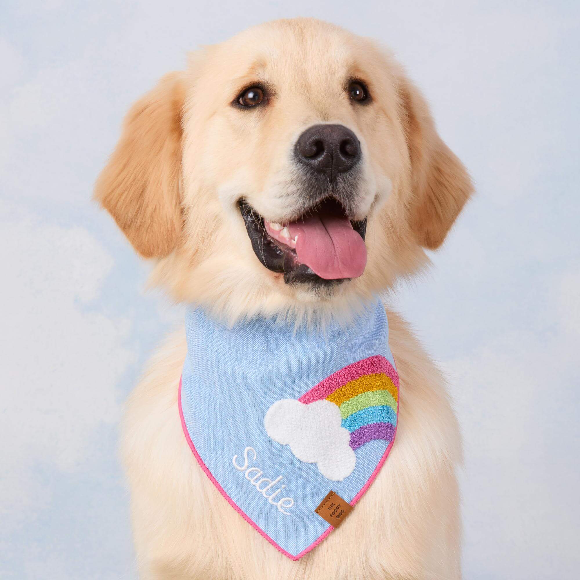 Rainbow Applique Dog Bandana