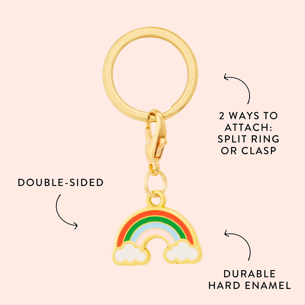 Lucky Rainbow Collar Charm Set