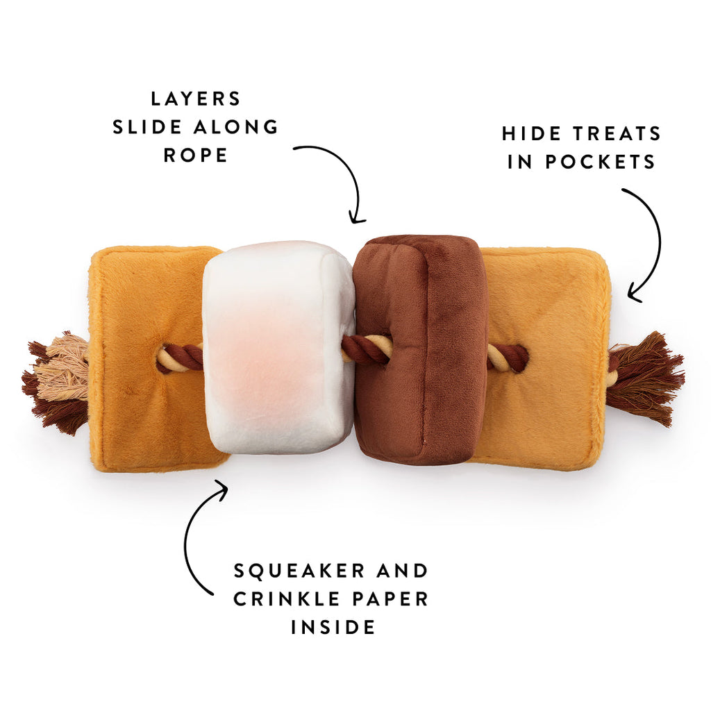 S’more Interactive Snuffle Dog Toy