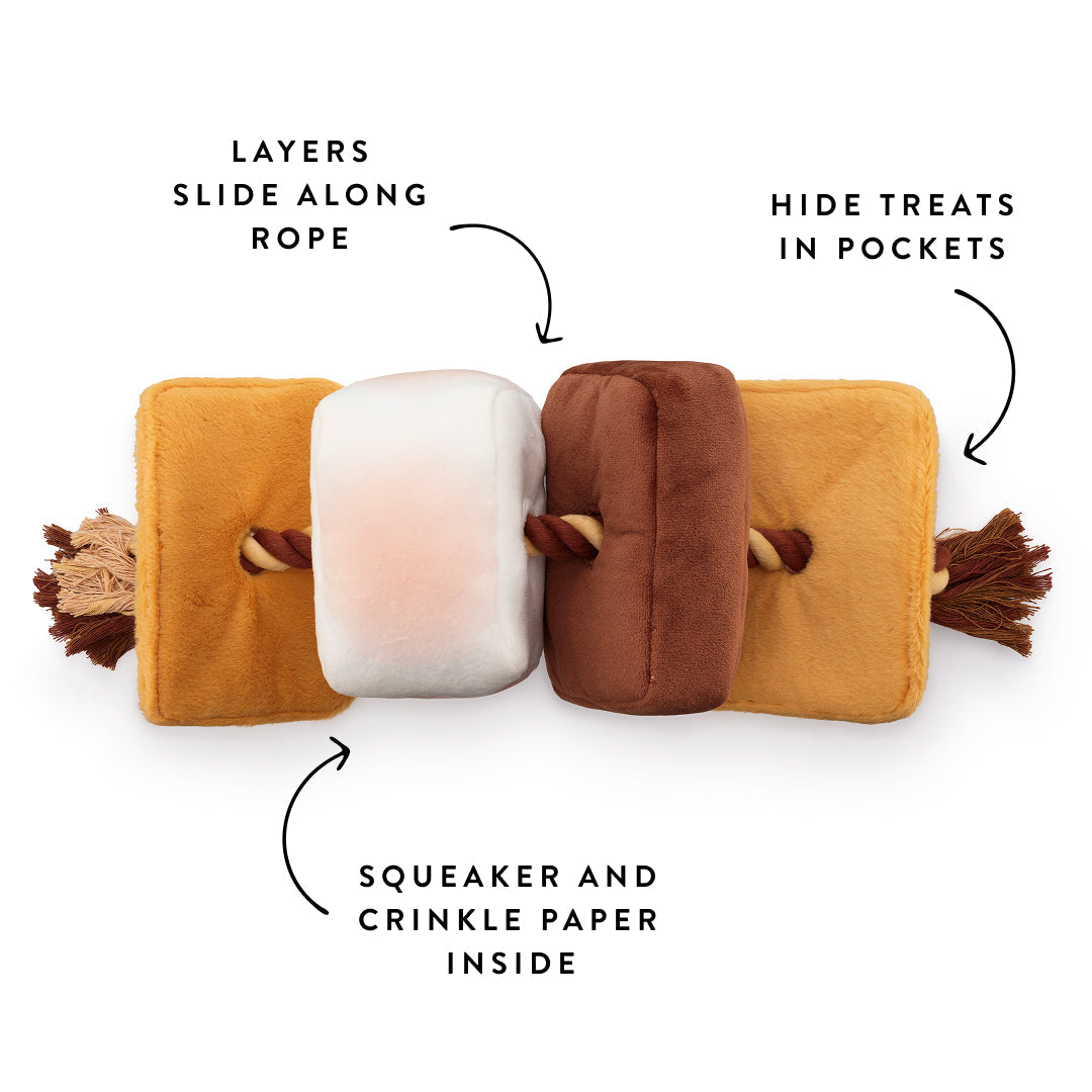 S’more Interactive Snuffle Dog Toy