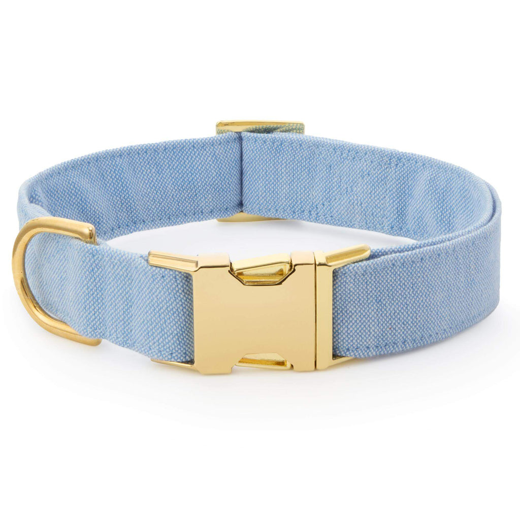 Blue Chambray Collar Walk Set