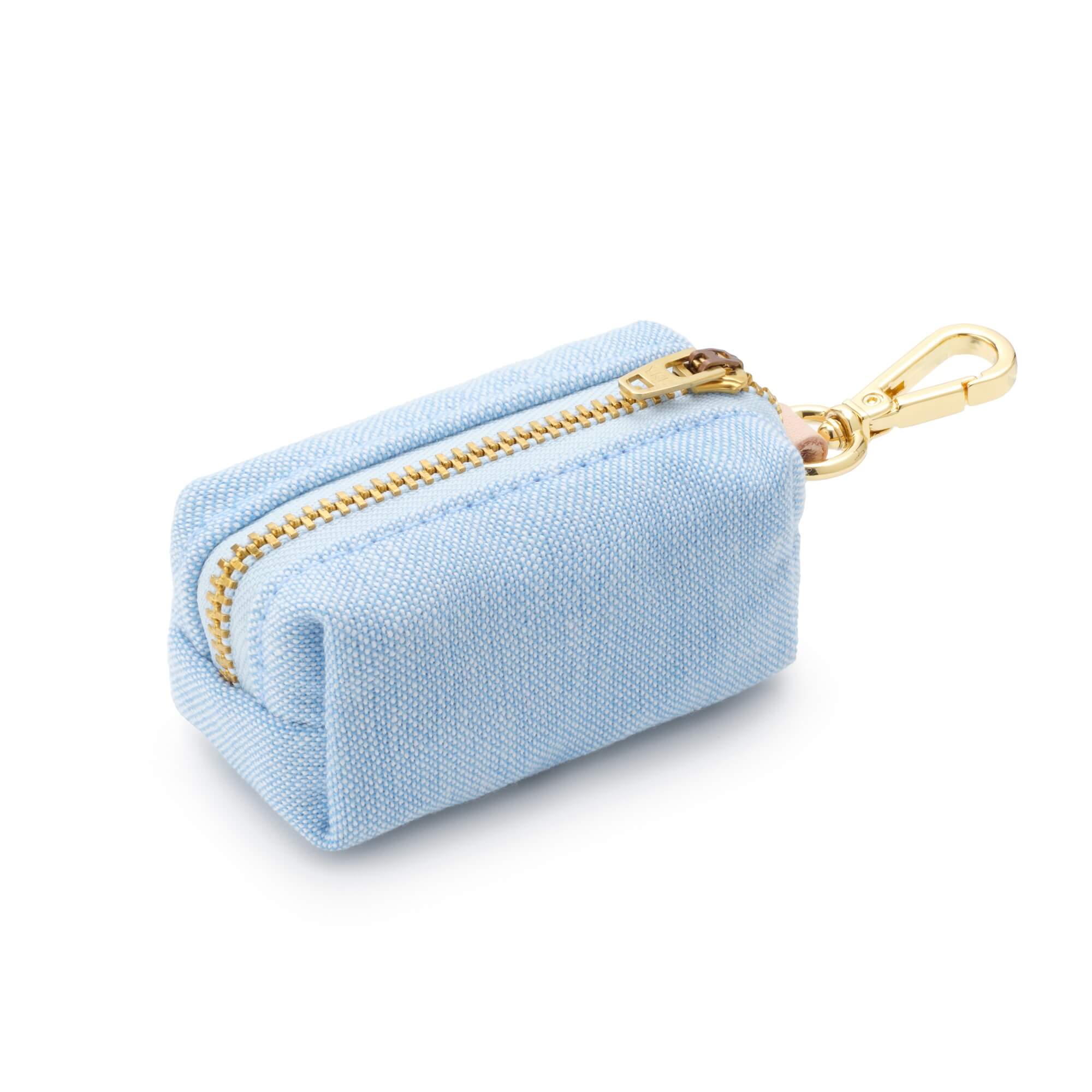 Blue Chambray Canvas Waste Bag Holder