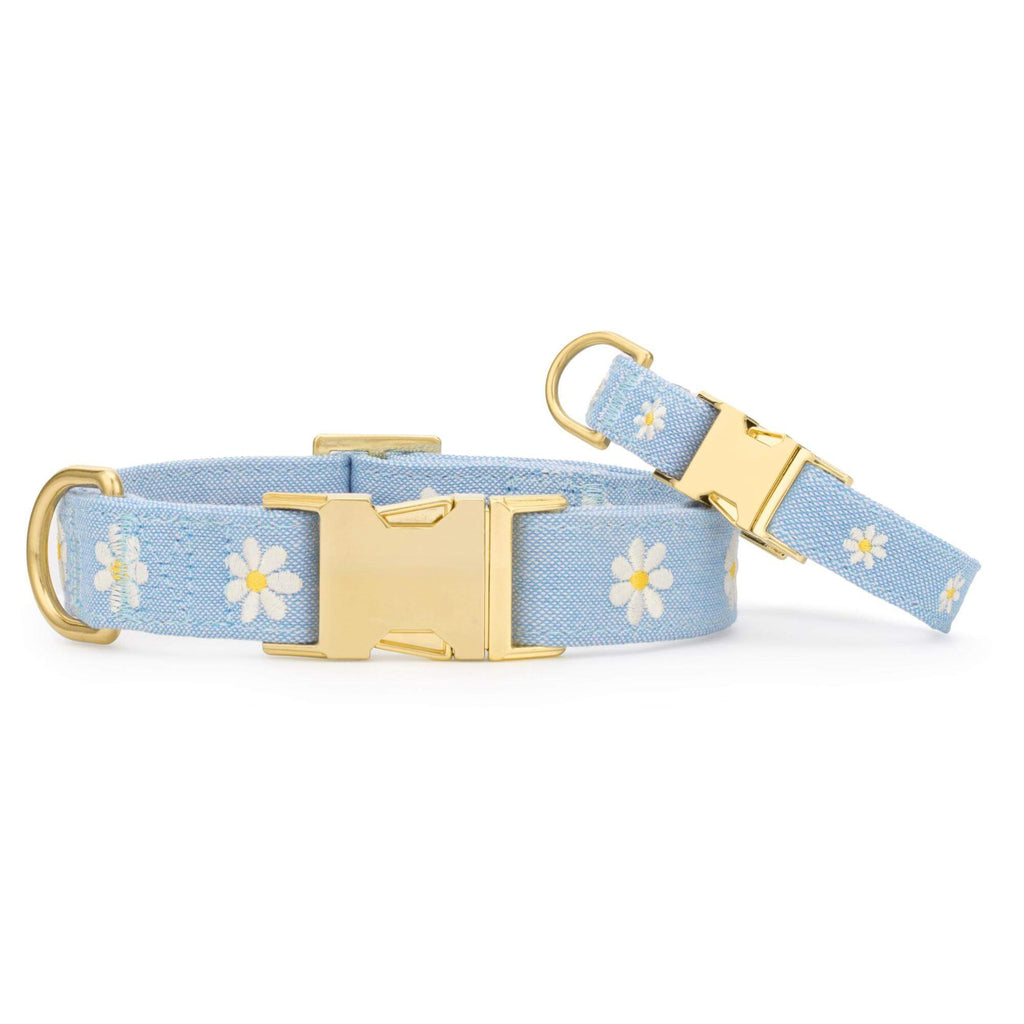 Daisy Embroidered Dog Collar