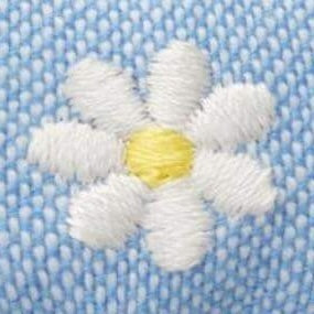 Daisy Embroidered Dog Collar
