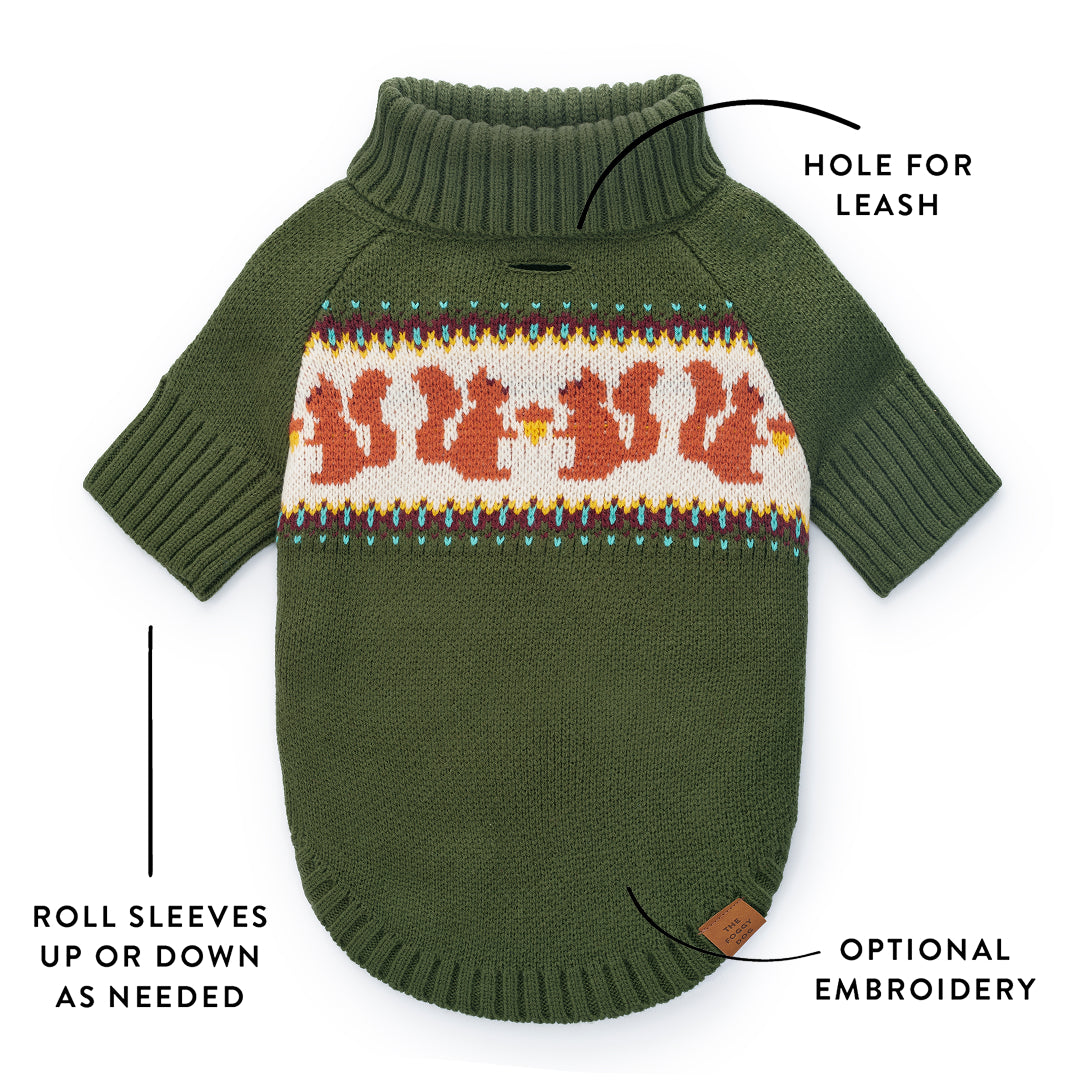 Squirrel Dog Sweater