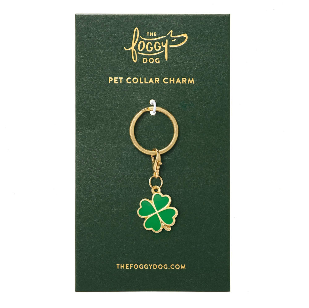 Lucky Clover Collar Charm