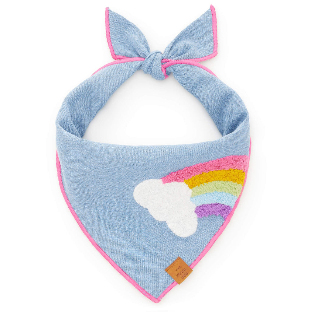 Rainbow Applique Dog Bandana